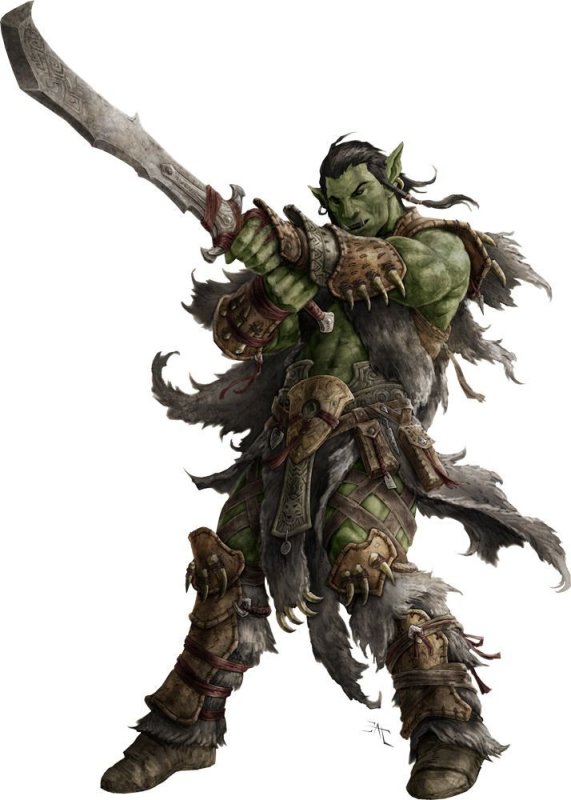 Полуорк Pathfinder