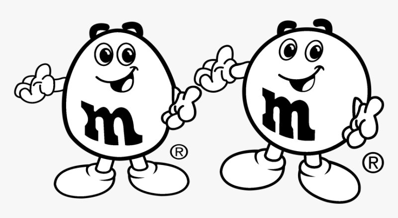 Раскраска m m's