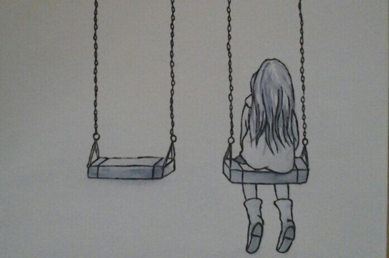 Грустные рисунки