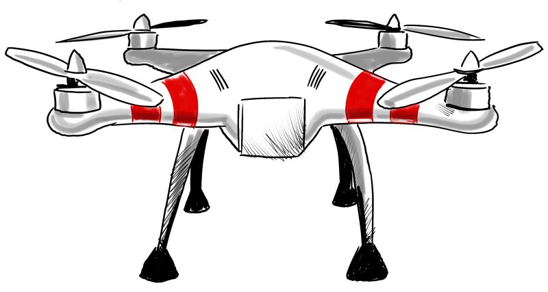 Рисунок дрона