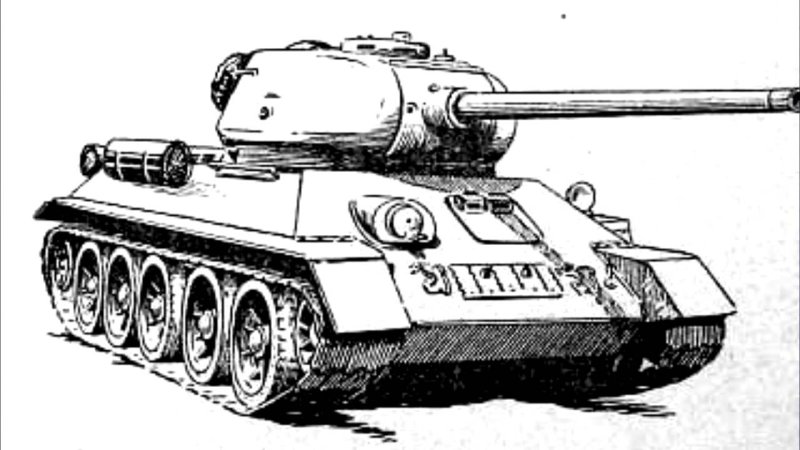 Т 34 рисунок