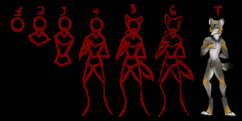 Референс фурри для рисования