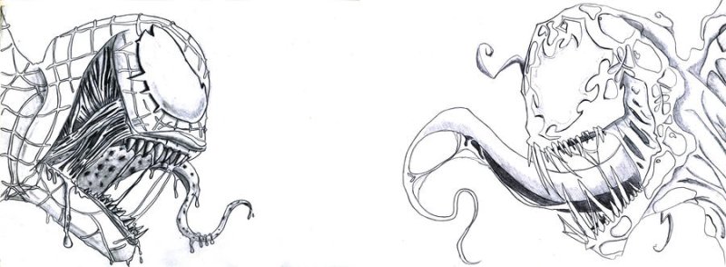 Рисунок Карнажа карандашом