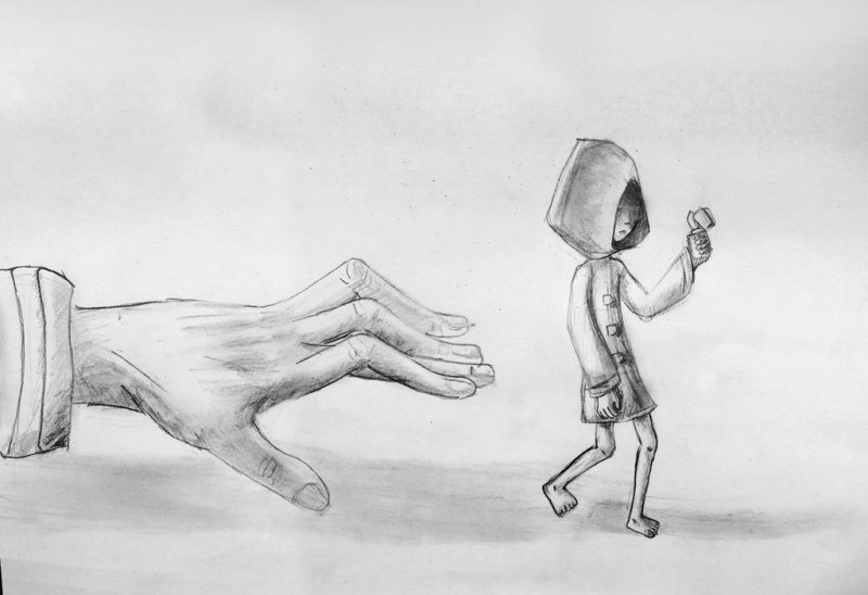 Little Nightmares 2 раскраска