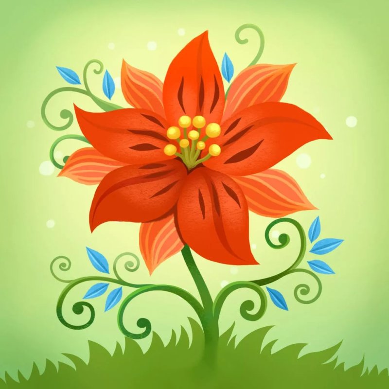 Аленький цветочек (Scarlet Floret)