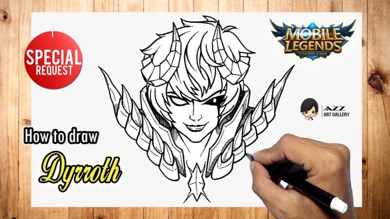Mobile Legends рисунки карандашом