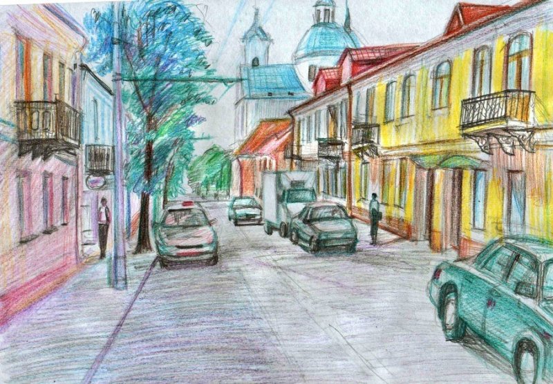 Зарисовки городского пейзажа