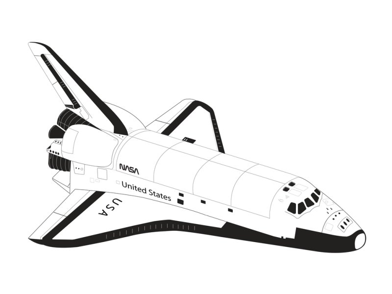 Буран космический корабль сзади