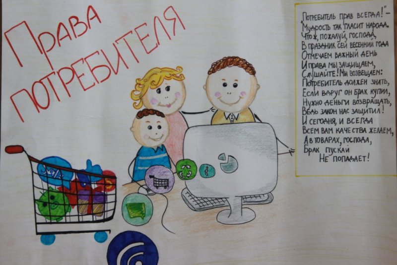 Рисунок на тему права потребителя
