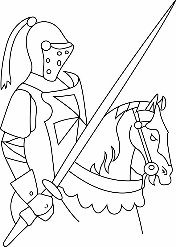 Рыцарь рисунок