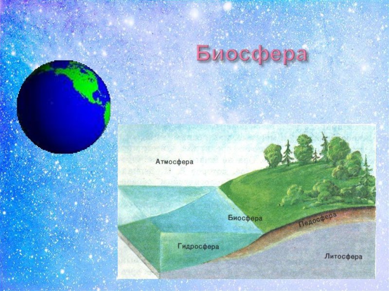Атмосфера гидросфера Биосфера