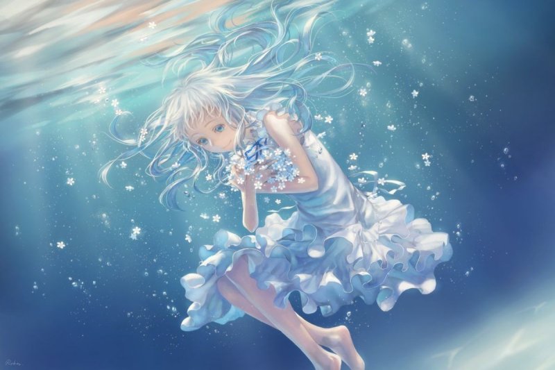 Аниме под водой