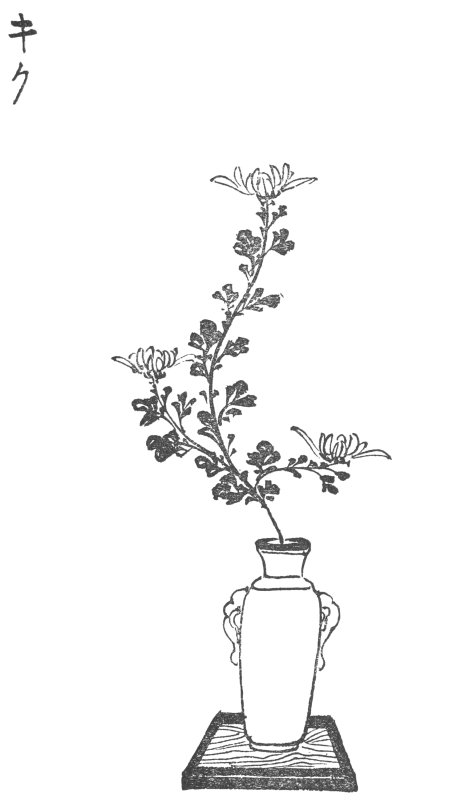 Экибана лёгкие рисунки