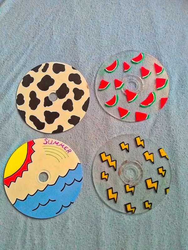 Идеи для рисования на дисках