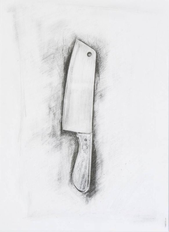Рисунок ножа карандашом для срисовки