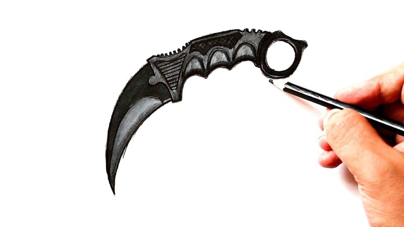 Нож керамбит Dragon Glass
