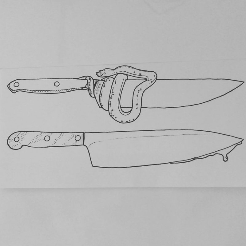 Кинжал рисунок
