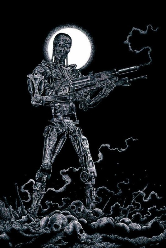T 800 Терминатор Скайнет