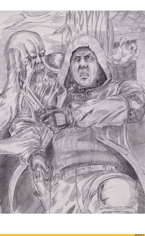 Сталкер рисунки