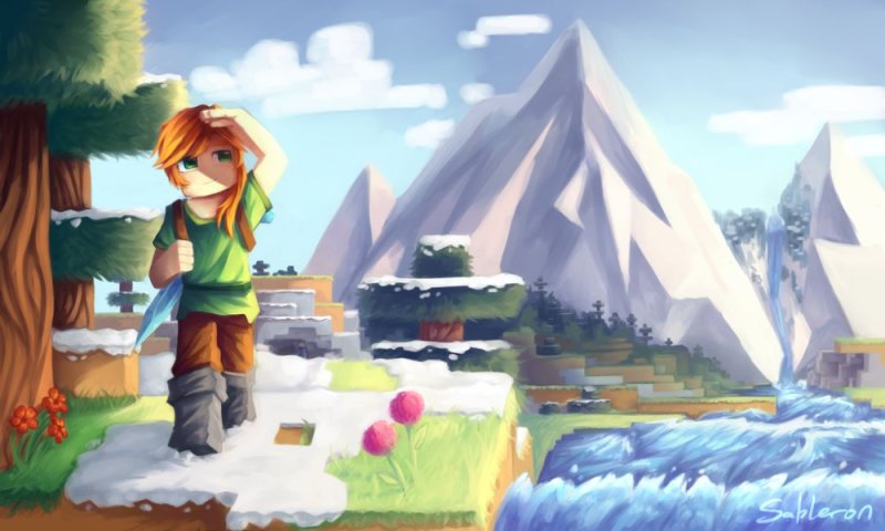 Minecraft арты