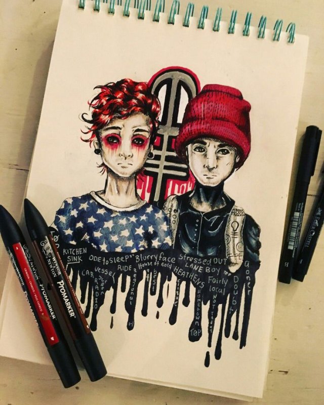 Twenty one Pilots арты