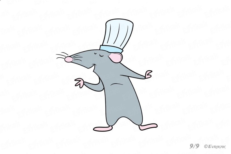 Рататуй рисунок