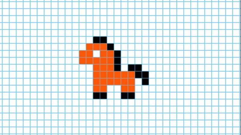 Рисунки по клеточкам маленькие
