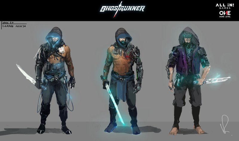 Ghostrunner концепт арты