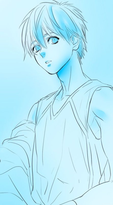 куроко тецуя рисунок