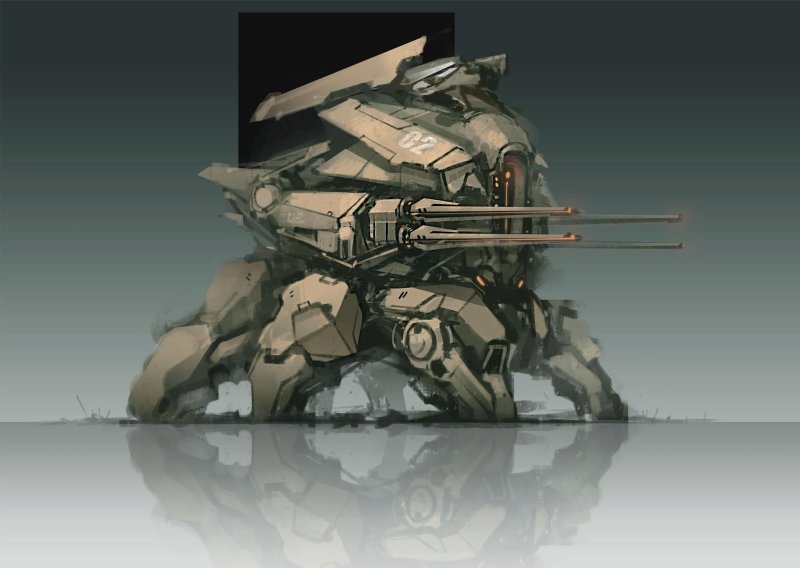 Мех Sci-Fi Art