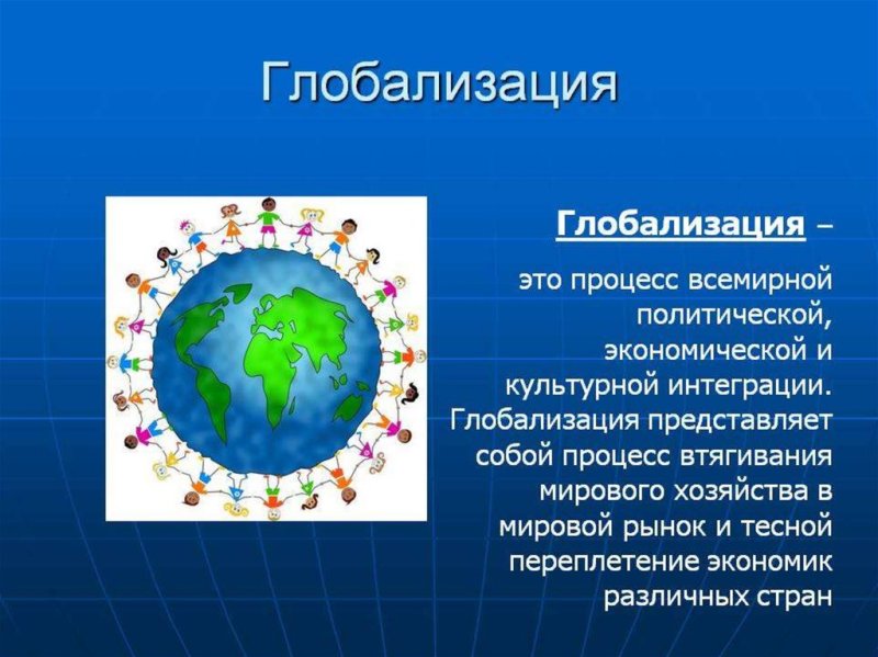 Мировая глобализация