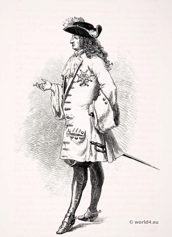 костюм короля людовика 14 17 век франция