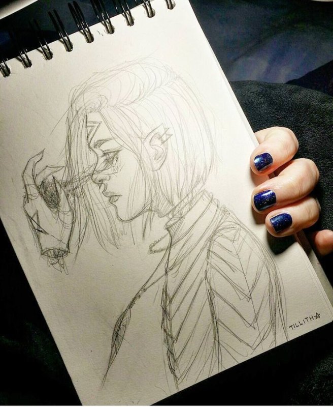 Рисунки фломастерами арт для начинающих