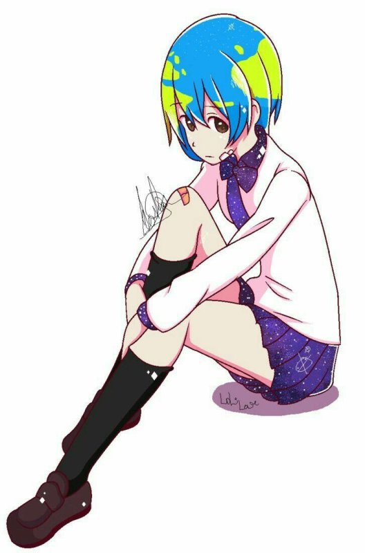 земля чан аниме