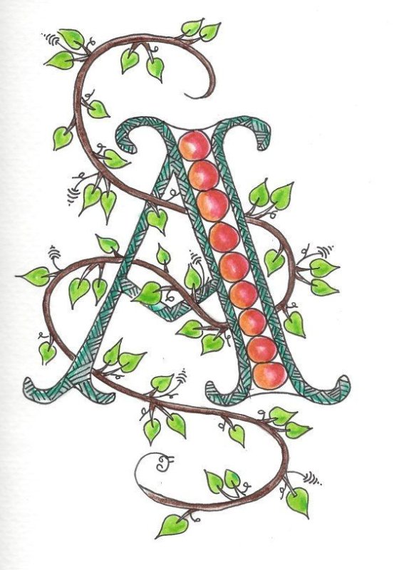 Рисунок буквы