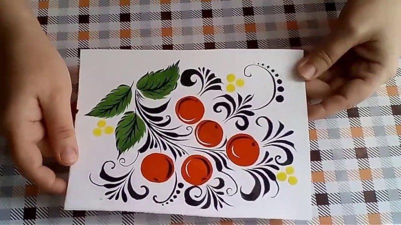 Хохлома рисунок