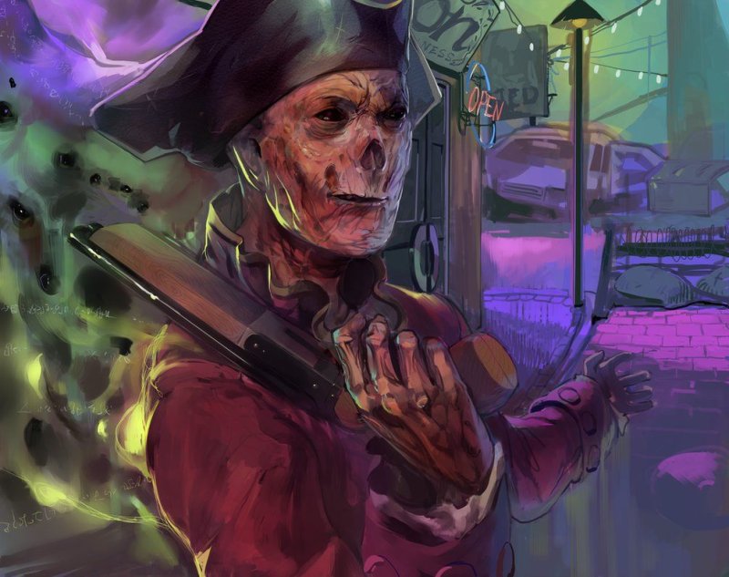 Fallout 4 Хэнкок арт