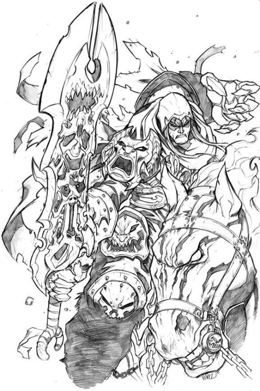 Джо Мадурейра Darksiders арт