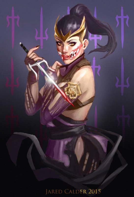 Милина Mortal Kombat арт
