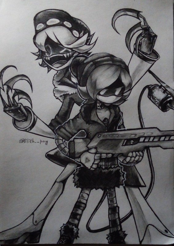 Murder Drones Art фан персонажи