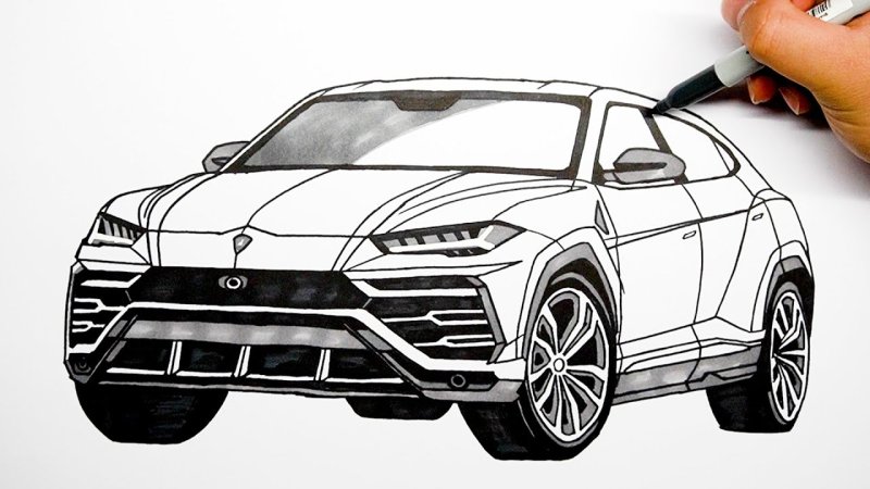 Раскраски машины Lamborghini Urus