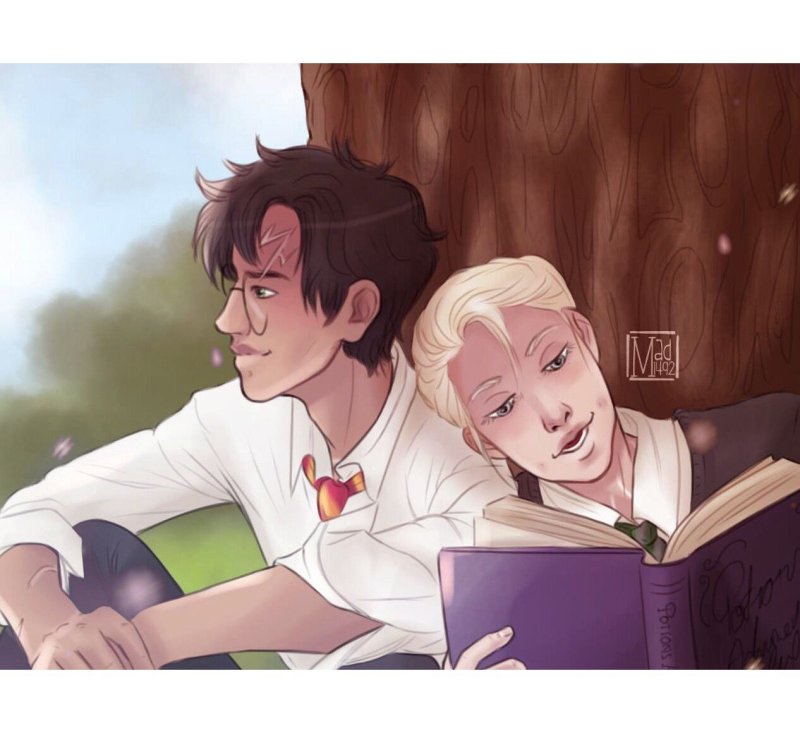 гарри поттер и драко малфой шип