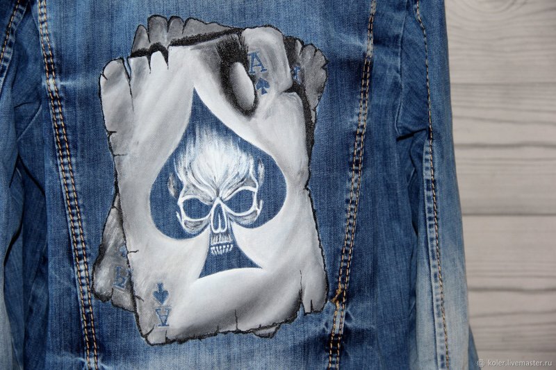 Роспись на джинсах