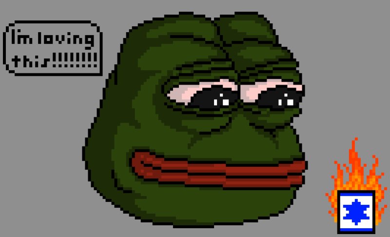 Жаба пиксель арт