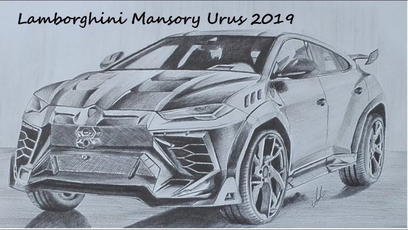 Lamborghini Urus раскраска