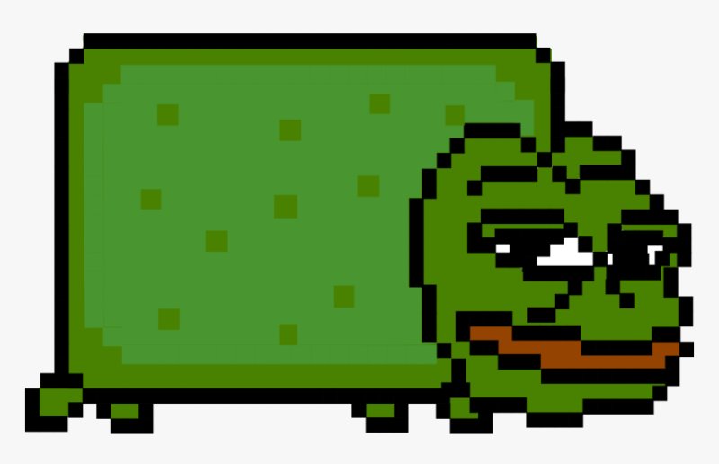 Пепе пиксель арт