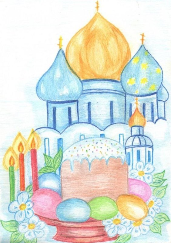 Рисунки на пасхальную тему