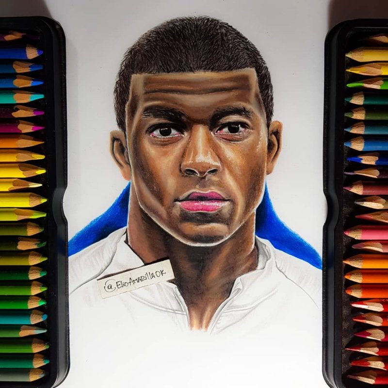 Mbappe портрет