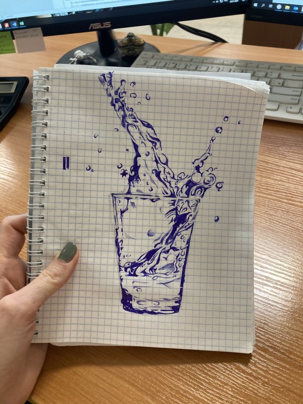 Рисование ручкой