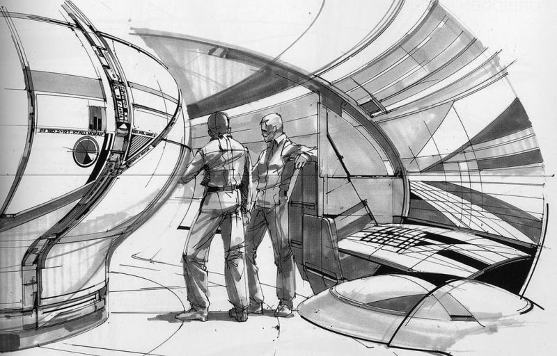 Syd Mead скетчи